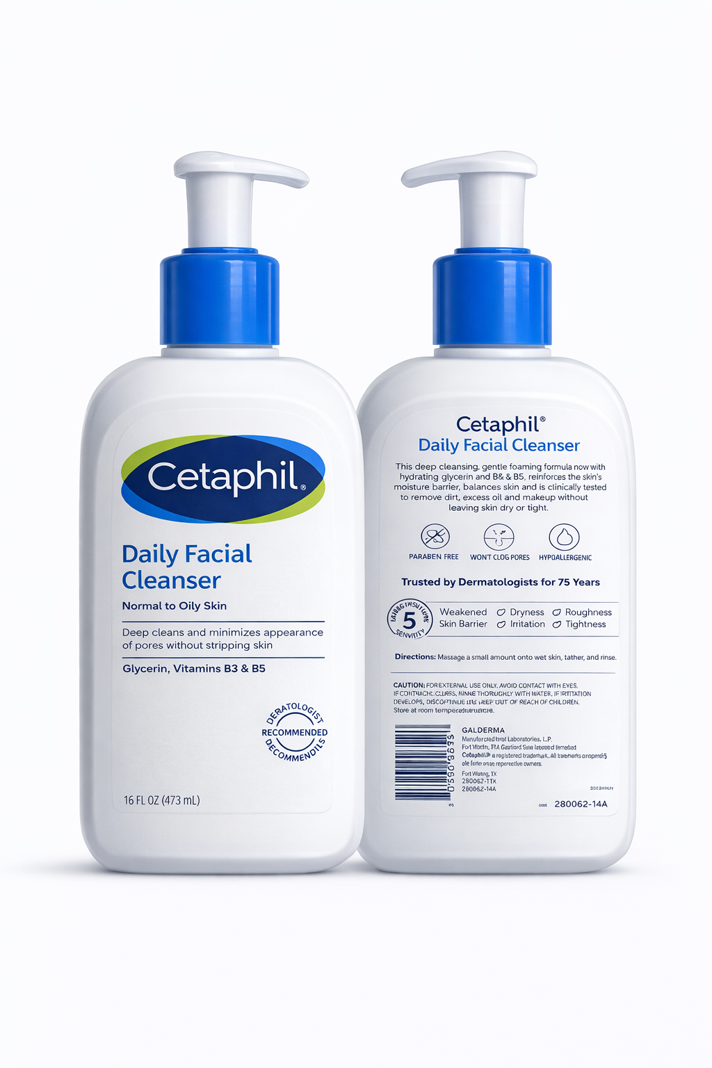 Cetaphil Daily Facial Cleanser – Gentle Face Cleanser Dermatologist Recommended